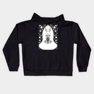 Cute little mandala owl Kids Hoodie